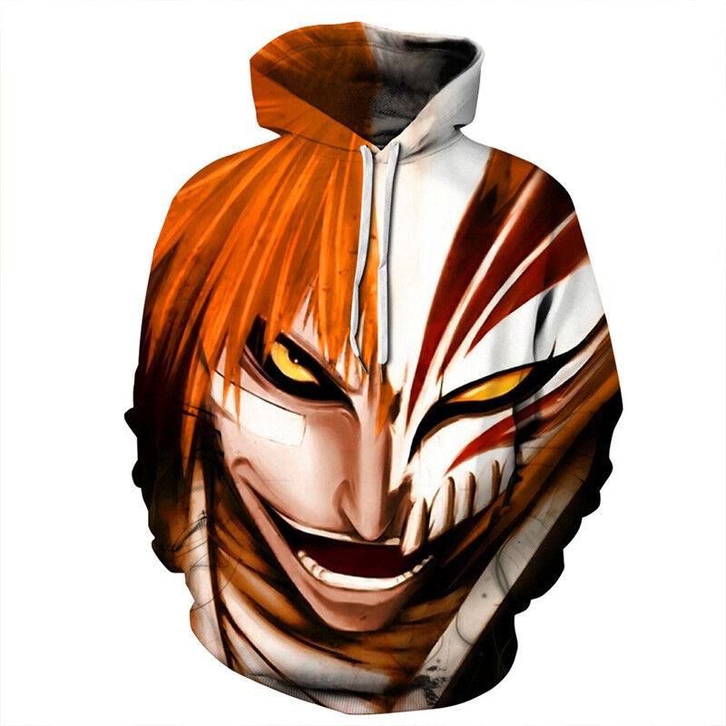 Polyester Dragon Ball Z Super Saiyan Goku Men Women Anime Pullover Hoodie**