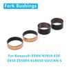 For Kawasaki ER6N NINJA 650 Z650 Z650RS KLR650 VULCAN S Motorcycle Fork Bushing External Guide Rails Up Down Front Shock