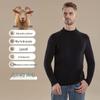 Men's Semi-High Collar Thermal Base Layer Shirt