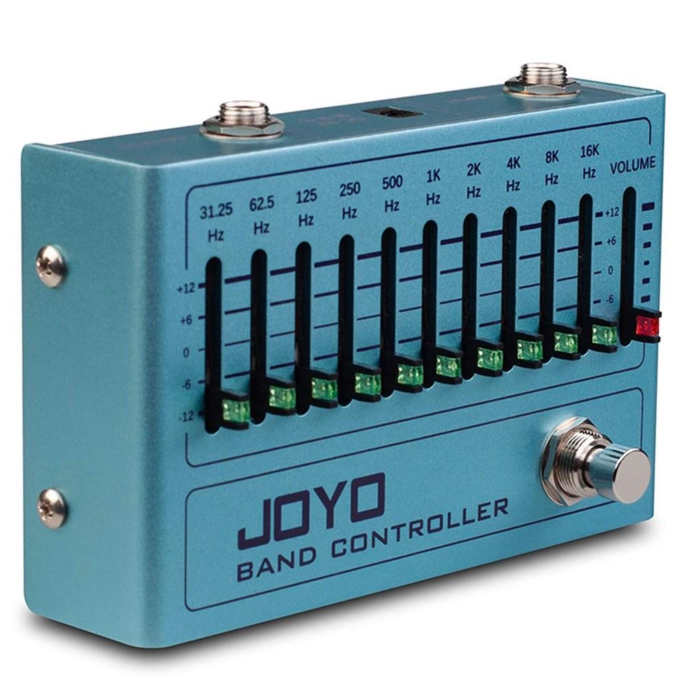 JOYO R-12 10-Band Equalizer Pedal for Electric Guitar and Bass