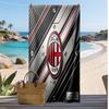 AC Milan Printed Beach Towel Quick Dry Soft TowelPortable Large Rectangular Beach Blanket for Travel Swimming Pool