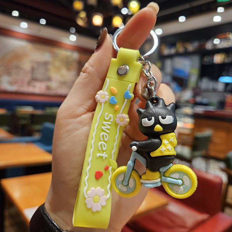 Neuer Cartoon Mond Schlüsselanhänger, Taschenkleinanhänger Pvc Weichgummi Dreidimensionaler Anti-Verlust Schlüsselanhänger