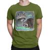 I Am Trying My Best Raccoon Word T Shirt Men's 100% Cotton Vintage T-Shirts Crew Neck Tees Short Sleeve Tops Classic