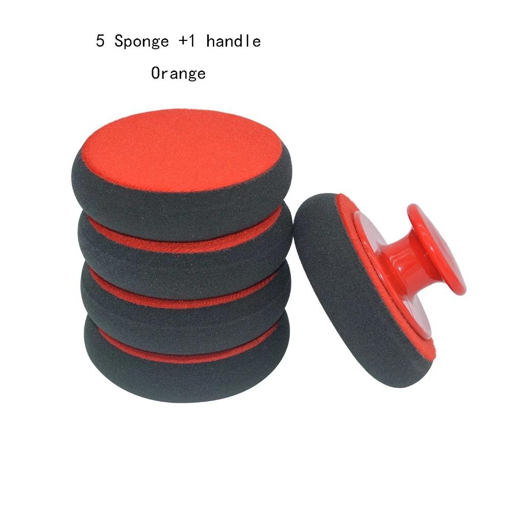 Car Wash Wax Polish Pad Polishing Pad Sponge Car Cleaning Cloth Microfiber Polishing Waxing Sponge Car House Maintenance Tool