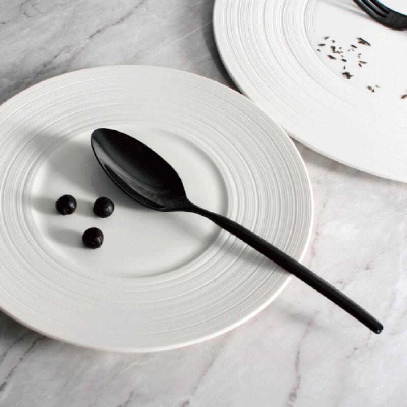 

Velo Platinum Titanium Black Steak Spoon