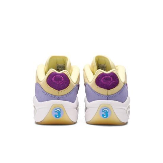 Reebok BBC Ice Cream X Question Low 'Yellow Lilac Glow' G55351 Men's Shoes