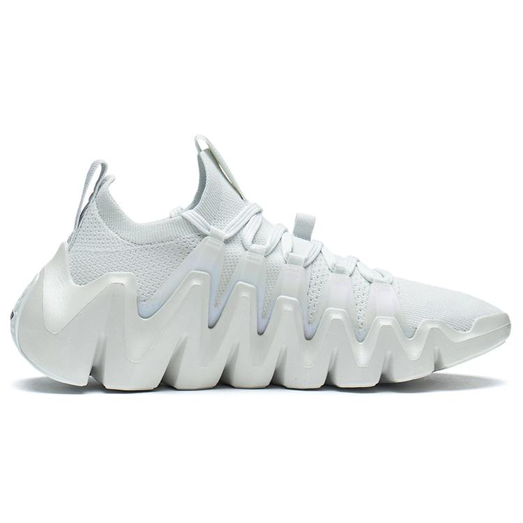 New LiNing Phantom Stab Cushioning Anti Slip Wear Resistant Breathability Low Top Sports Casual Shoes Men's Frost White AZGS031-4