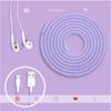 New 1.5M Plating Color TPU Spiral USB Charging Cable Protector for iPhone Samsung Huawei Earphone Cord Line Protection