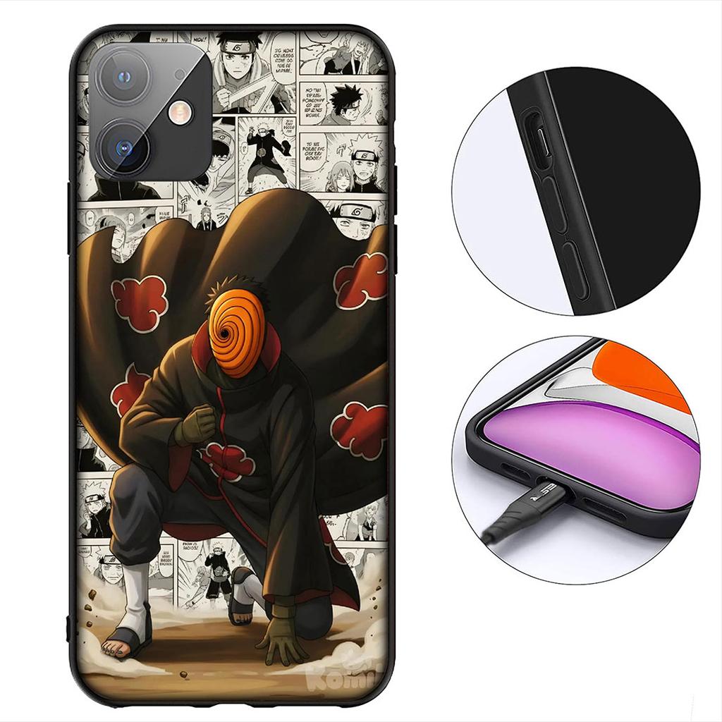 Wallpaper Tobi Uchiha Obito Narutos Phone Cover for Apple iPhone 12 13 Mini XS 11 Pro Max 7 8 Plus + XR 8+ X SE 2020 SE3 Case