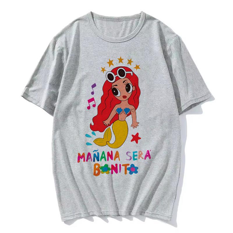 Tshirt Tomorrow Sera Nice Karol G Tee Women Comic Y2K Streetwear Top Female 2000s T-shirt Harajuku Anime Clothing T Shirt