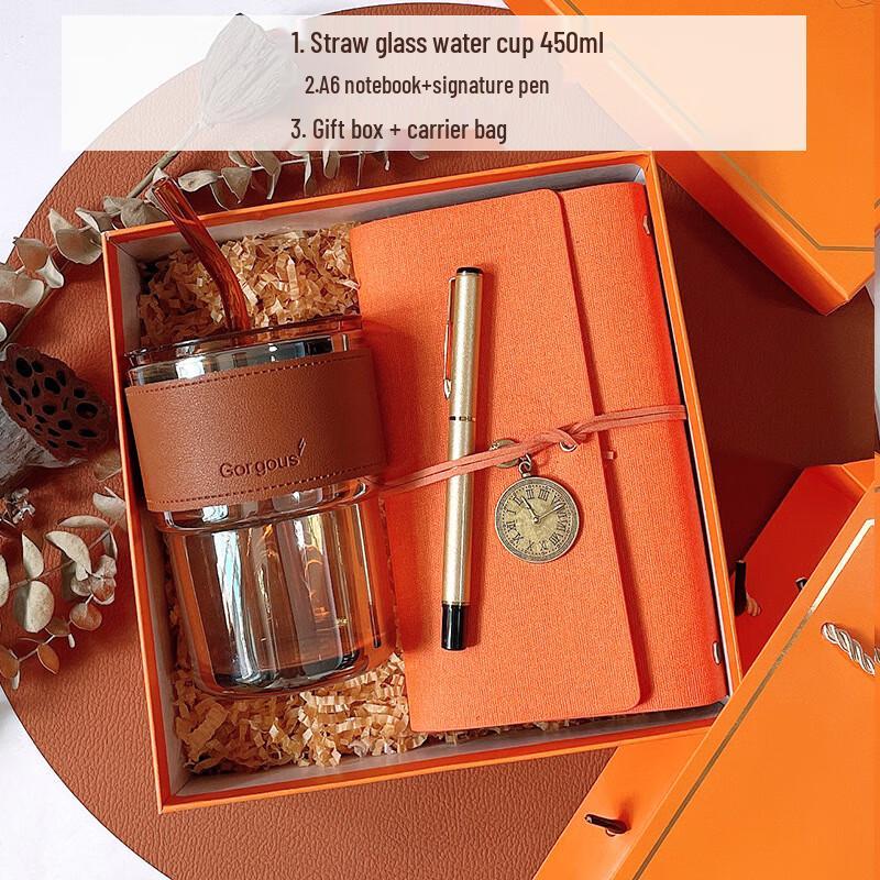 Glass Cup Gift Set Package 4