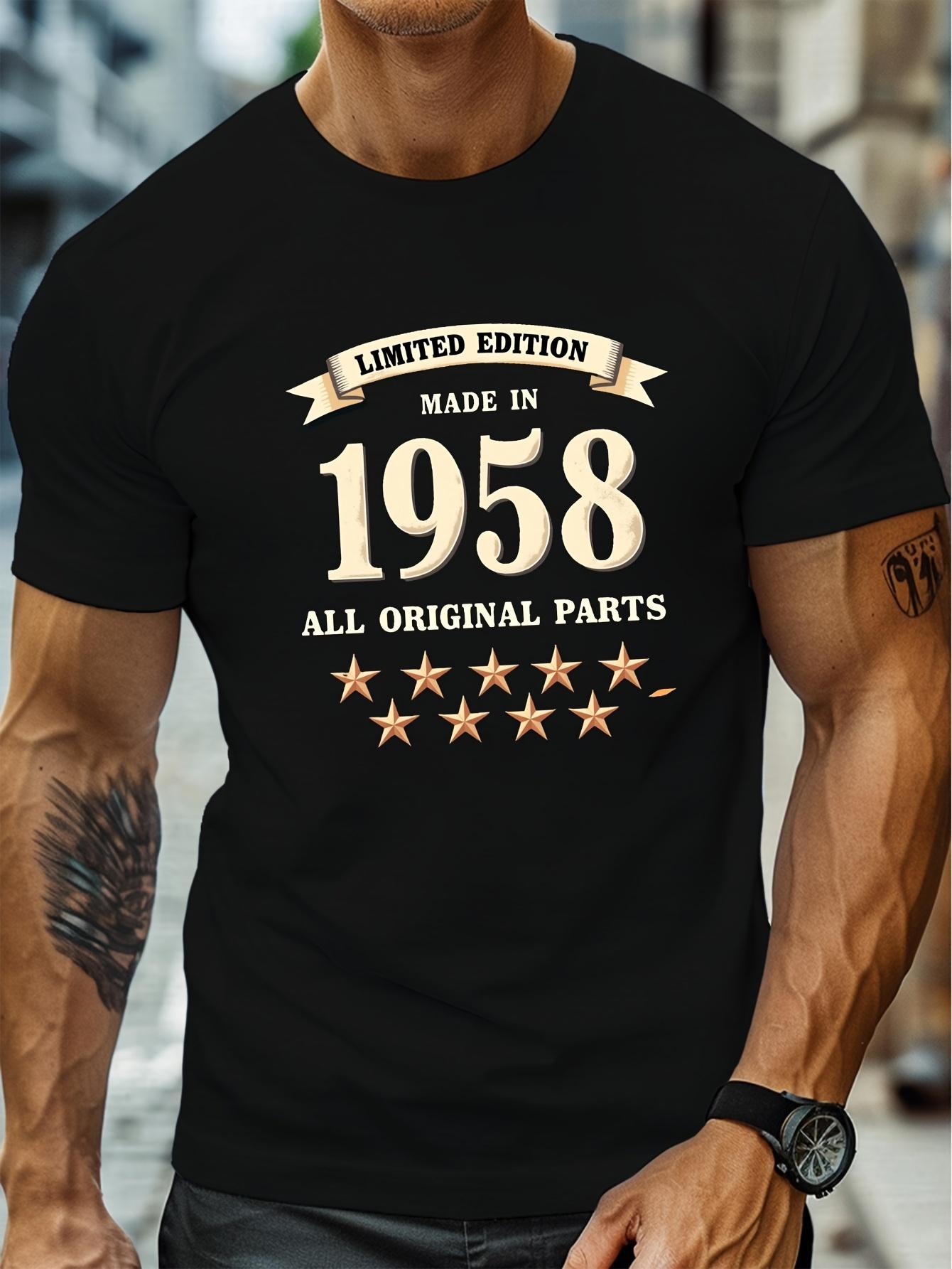 Men s T-Shirt Y2K Limited Edition 1958 White 4XL