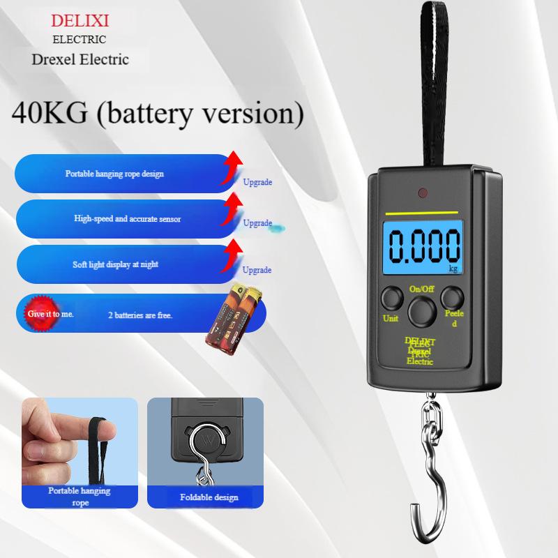 

Portable electronic scale, portable for home use, high-precision weighing, large screen display