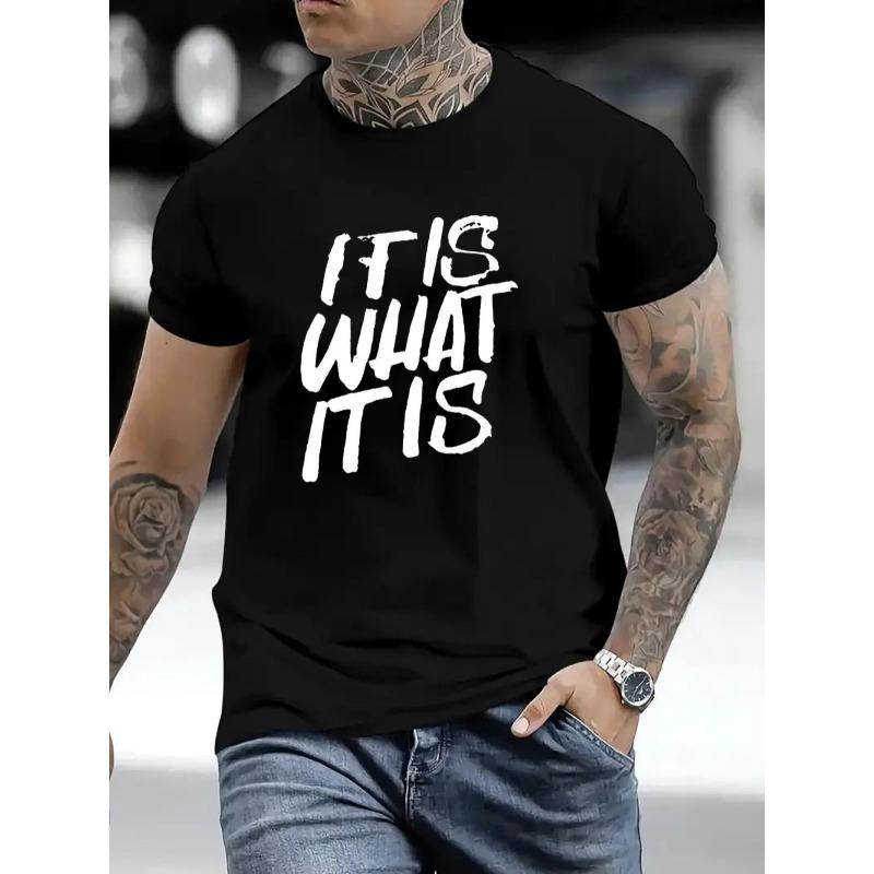 European sizes Mens TShirt Comfortable Crew Neck Casual ShortSleeves Soft Breathable Top Menswear Tshirt Summer Spring Fabric Trendy Letter Print