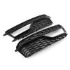 Paar Nebelscheinwerfer vorne Schwarze Ziergitter Grill 8T0807681K 8T0807682K Passend für A5 S-Line S5 2013-2016