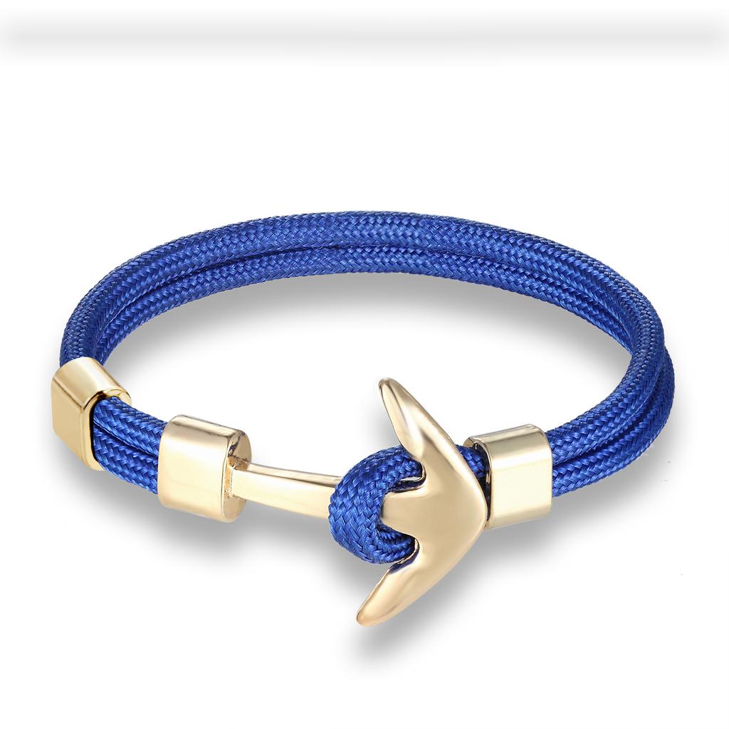 European and American Trends, Boat Anchors, Men's Aircraft Bracelets, Polyester Rope Jewelry