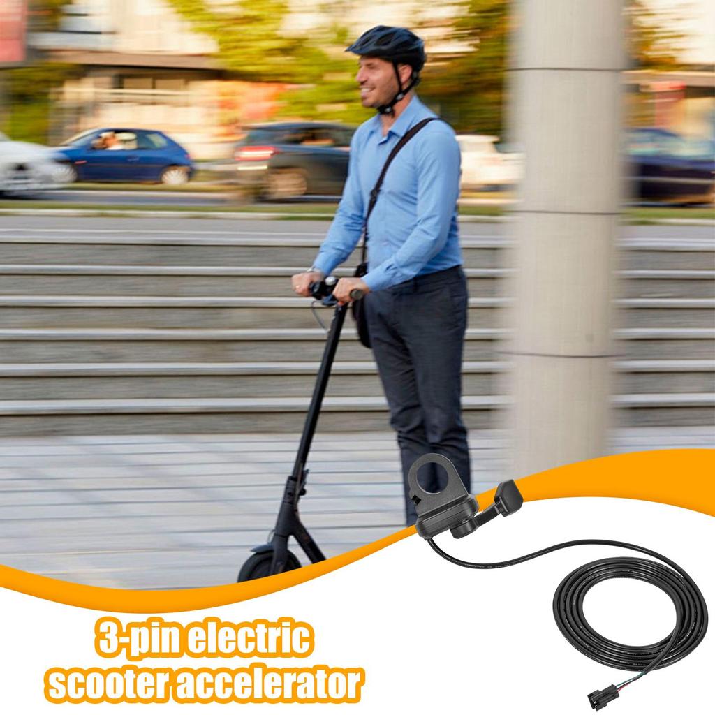 Electric Throttle Ergonomic 3-Pin Controller Electric Scooter Brake Connector With Cable For ATV Motocross Off Road Go-Karting