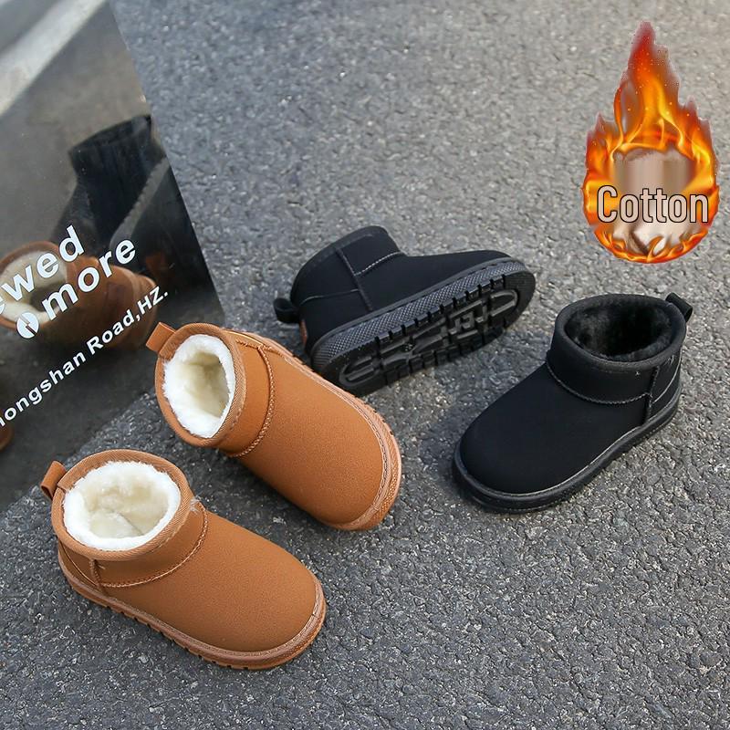 Botas de Nieve de Invierno 2025 para Niños - Moda Clásica para Niños y Niñas
