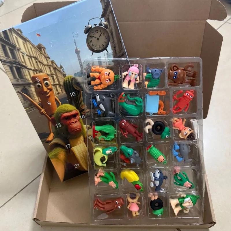 Italian Brainrot Advent Calendar Tungtung Sahur Tralalelo 24 Days Advent Calendar Monsters Figurine Christmas Birthday Gift