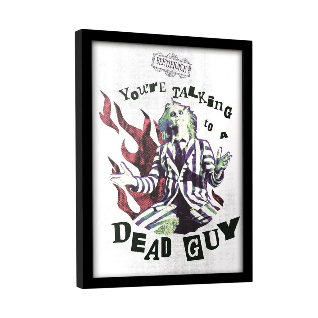 Beetlejuice Dead Guy Framed Poster