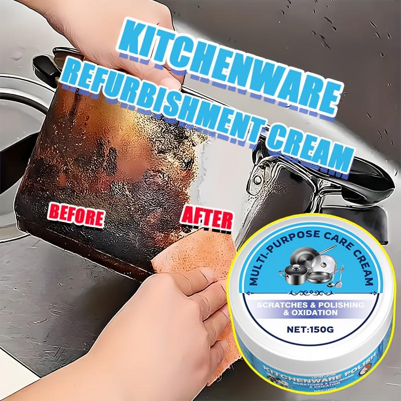 Multi Purpose Metal Polishing Agent for Cars Kitchen Utensils Sinks Faucets Iron Doors Professional Metal Refurbishment Paste