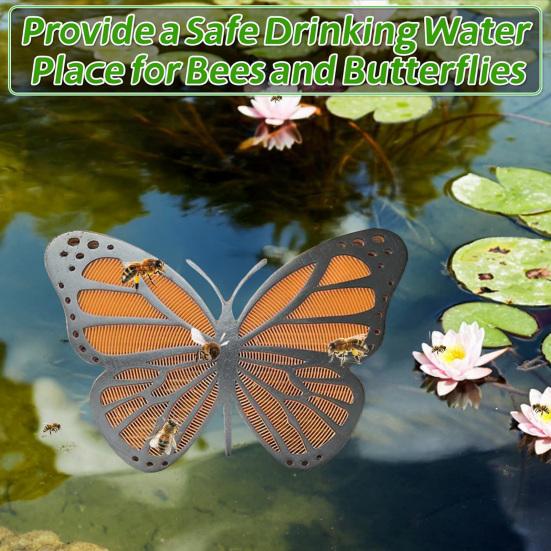 Bee Water Station Floating Pollinator Island Bee Drinking Station Honeycomb Design Floating
