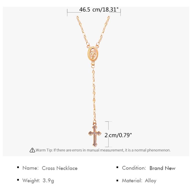 Religiöse Kreuzkette Gothic-Stil Schlüsselbeinketten Vintage Kruzifix Anhänger Halsketten Handgefertigte Geschenke für Frauen Mädchen