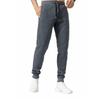 Men's Sports Casual Pants Zipper Fleece Fitness Running Solid Color Elastic Waist Guard Pants Outdoor Sports Simple Casual Pants