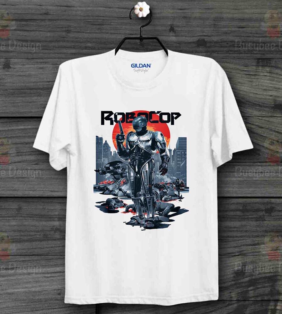 Robocop T Shirt Mens Womens Tees Top Movie Cult Classic Film  Fandom Vintage Ideal Gift T Shirt Mens Womens Tees Top B519 4XL