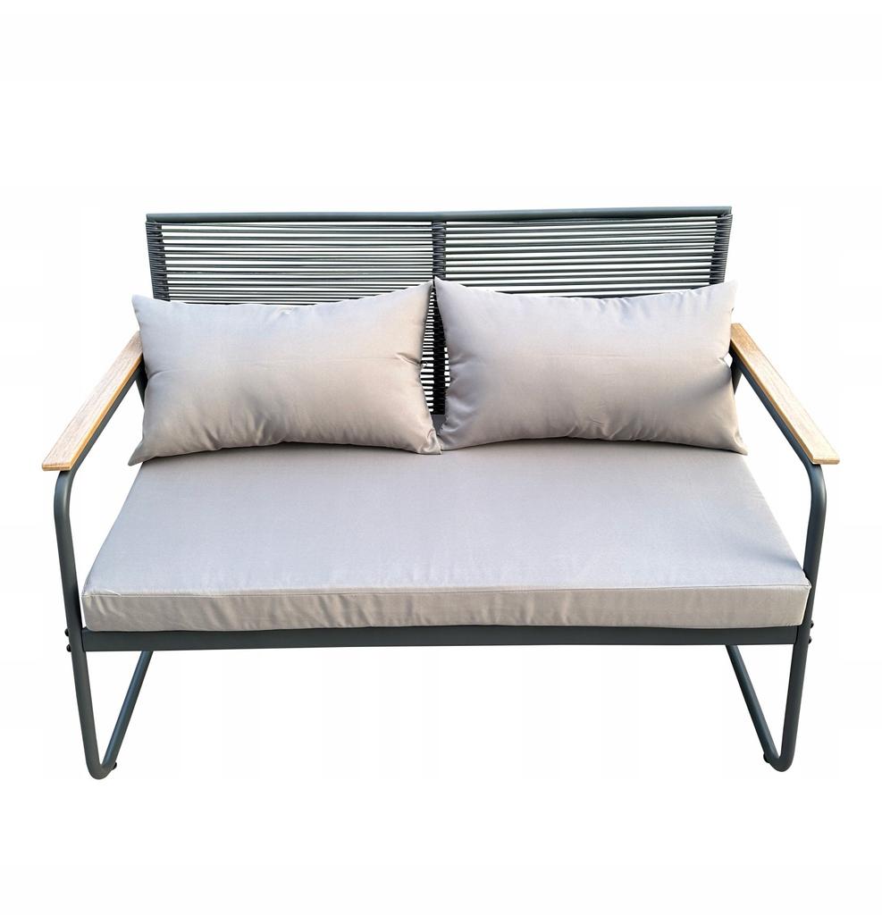 Garden Furniture Set with 2 Armchairs and Table, Sofa