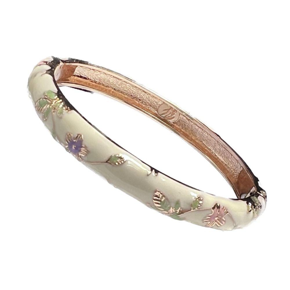 Double Bangle Chinese Cloisonne Bracelet Enamel Women's Hand Bracelet  Gifts for Women Girl