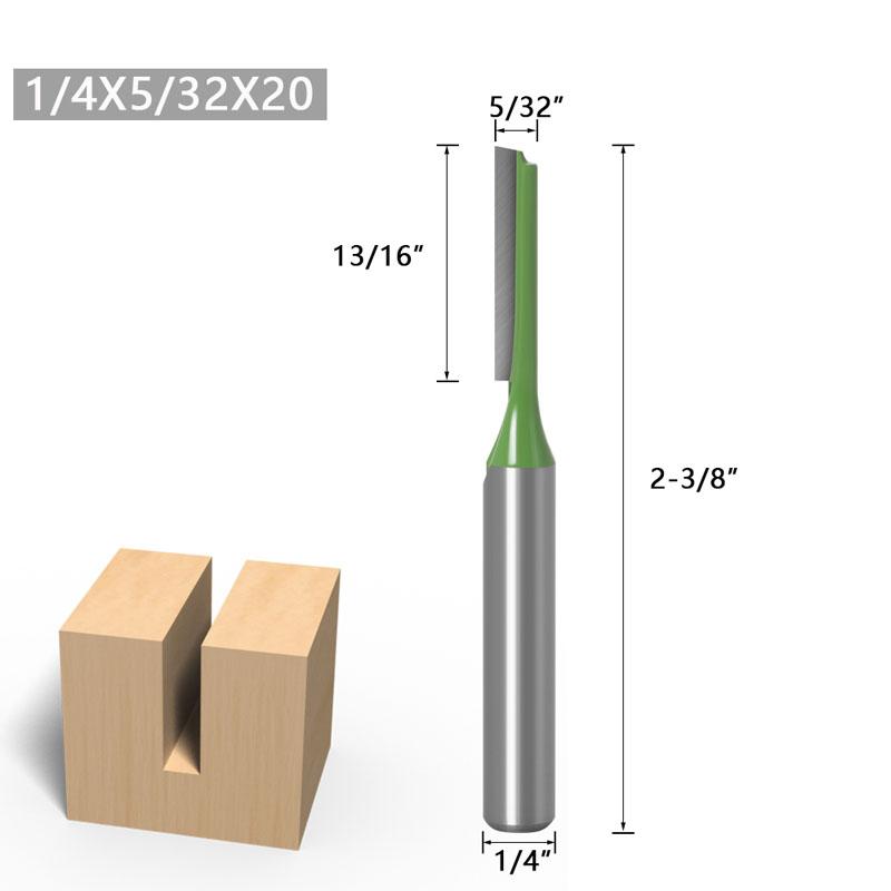 1/7pcs 6mm 1/4inch Shank Single Double Flute Straight Bit Milling Cutter for Wood Tungsten Carbide Router Bit Woodwork Tool