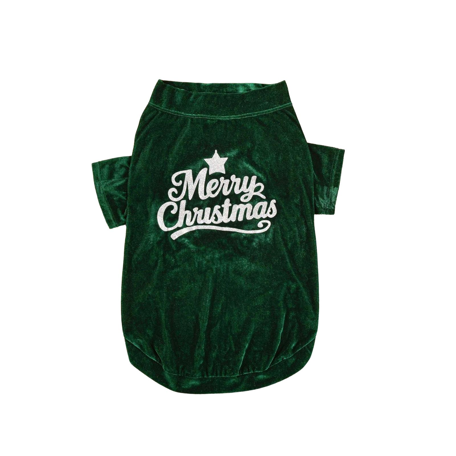 Персонализированная рождественская одежда для домашних собак S