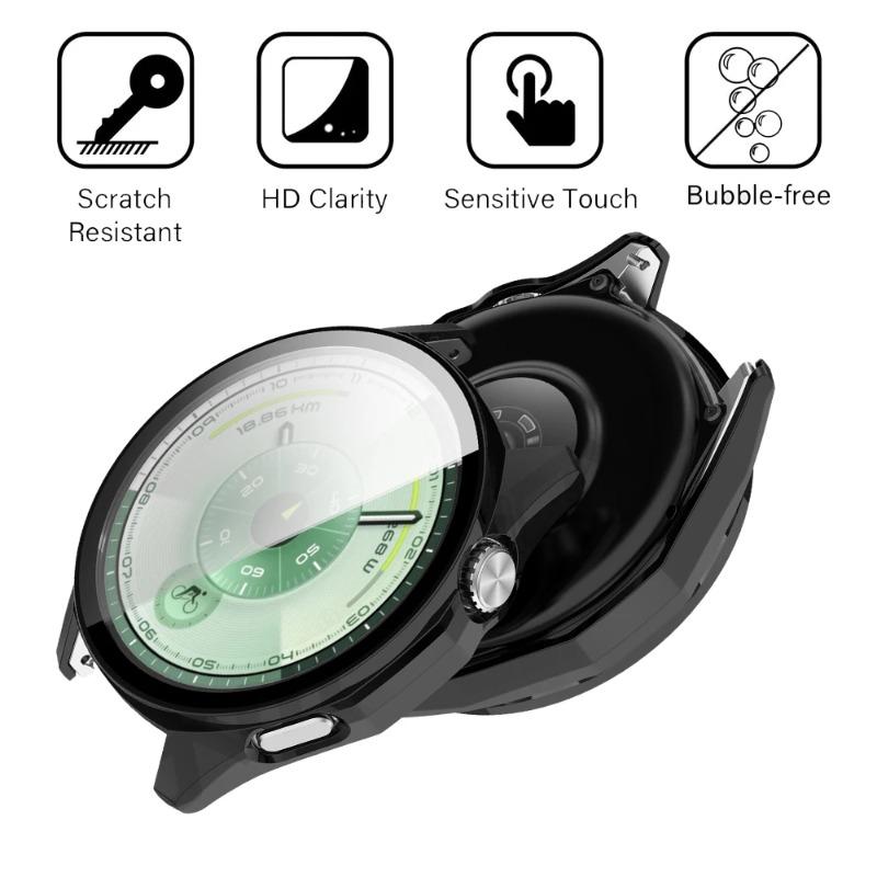 PC Case Glass for Huawei Watch GT 6 46MM 41MM Anti-scratch Screen Protector Frame Bumper for Huawei Watch GT6 GT 6 Cover Shell