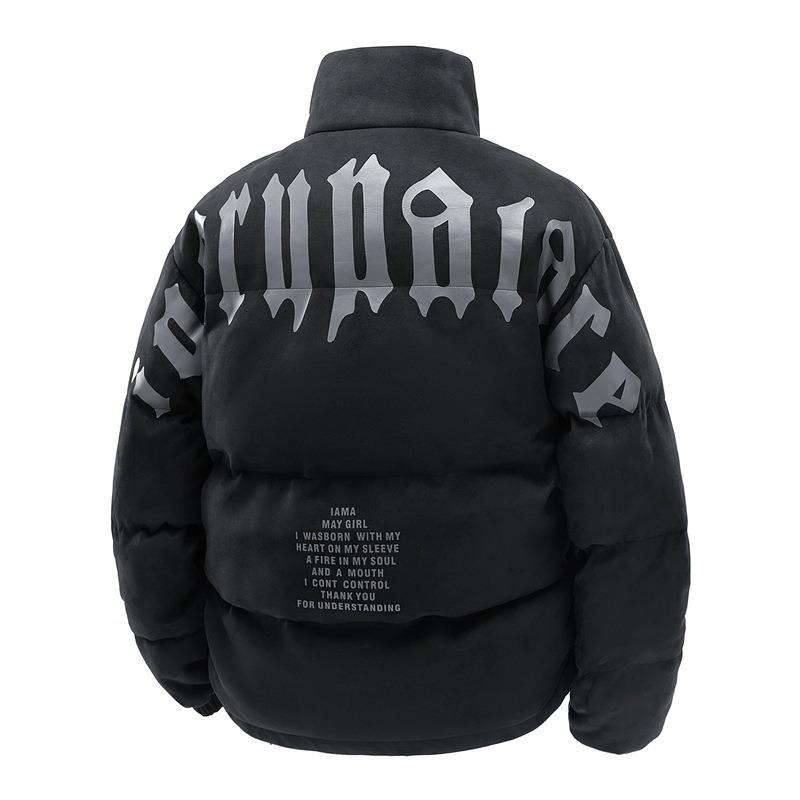 Stand-up Collar Cotton-padded Jacket for Men and Women, New Loose and Thickened Cotton-padded Jacket In Winter, Couple's Cotton-padded Jacket for Men
