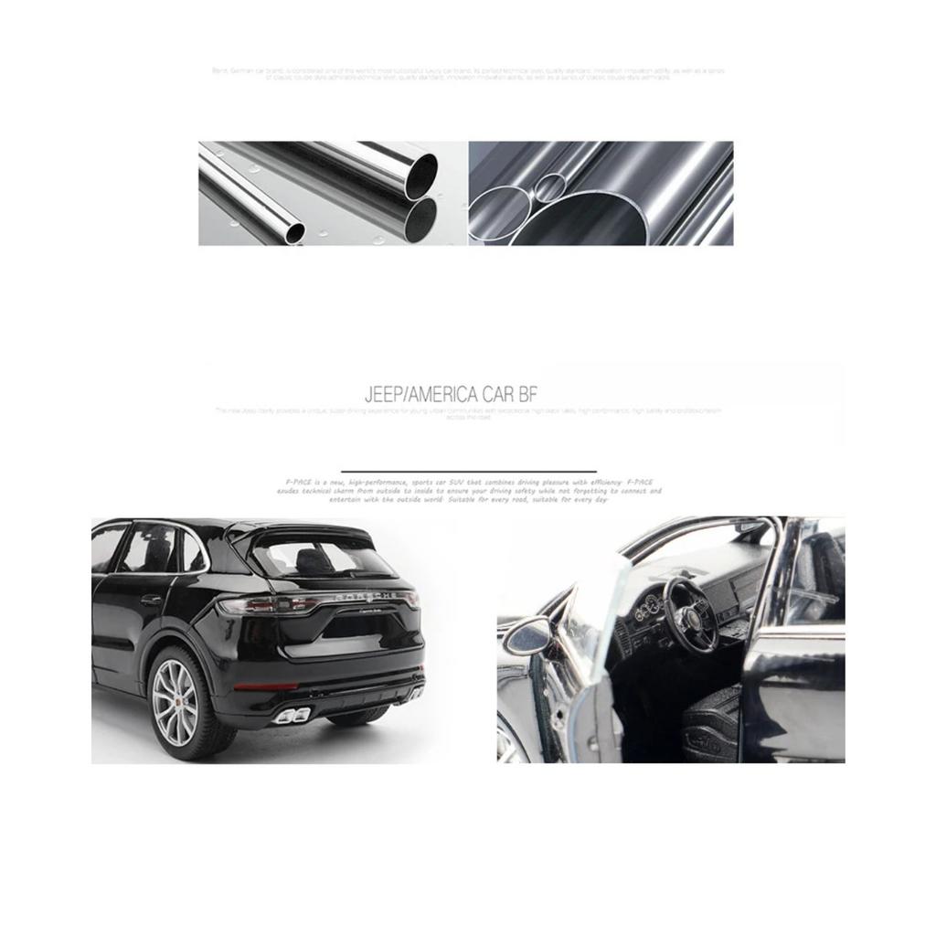 Welly 1/24 Porsche Cayenne Turbo Alloy Miniature Toy Car Model Diecast Metal Static Scale Model Car Kid Toy Vehicle Gifts