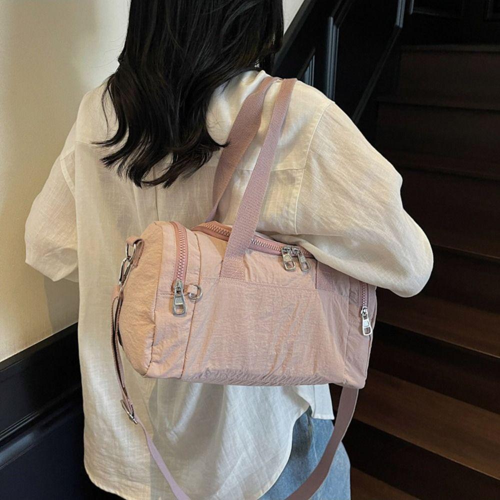 Nylon Women's Fitness Handbag Wet Dry Separation Gym Storage Bag Casual Shoulder Bag Training