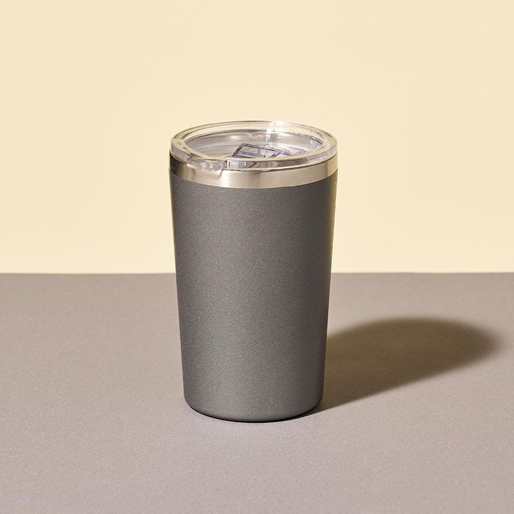 350ml Tumbler with Lid | Clear Lid, Copper Plated, Stainless Steel, Thermos, Copper Plated Construction, Keeps Water Hot and Cold, Gift, Plain, Zalatt