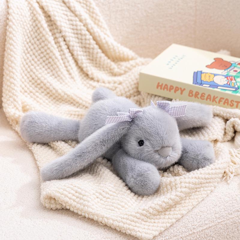 Cute Lying Down Elephant Doll Plush Toy Bunny Doll Kindergarten Baby Company Soothing Doll