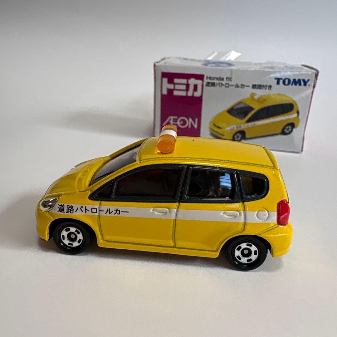 Used Tomica Honda Fit Road Patrol Car Aeon Limited Unused Undisplayed Item