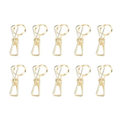 10Pcs Table Card Clips Reusable Metal Desktop Number Menu Display Holder for Wedding Event Restaurant Parties 70mm Gold