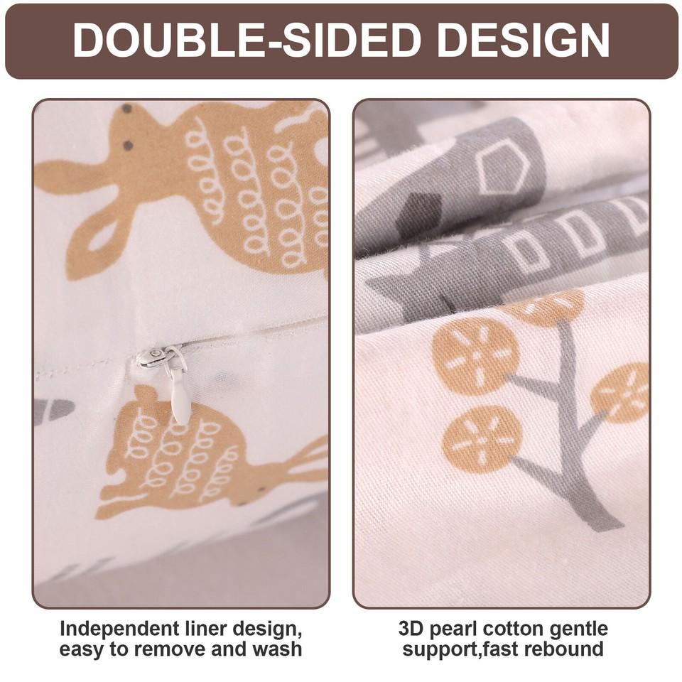 Velvet Pregnancy Pillow Detachable Pillowcase Can Support Buttocks And Legs