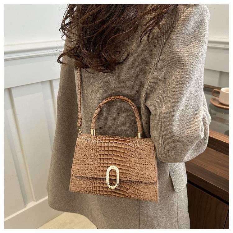 Bags Women's Fashion Niche Textured Small Square Bags Versatile Shoulder Crossbody Bags Handbags