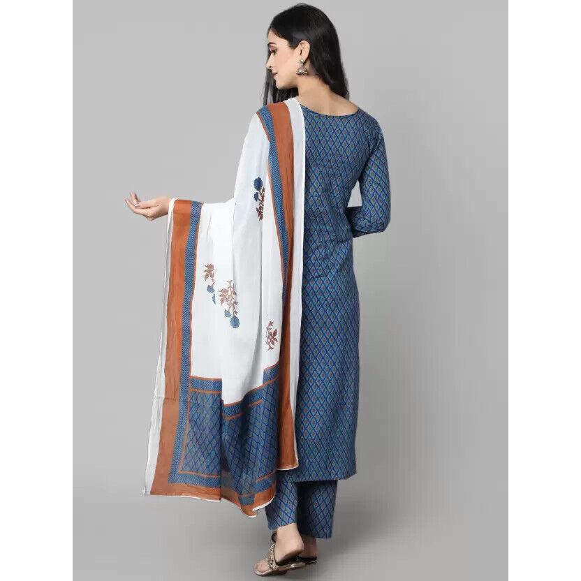 Beautiful Designer Kurti Salwar Suit Women Bollywood Kurta Pant Dupatta Set