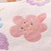 Flower Flannel Pillowcase Winter Warm Flannel Comfortable Pillow Cover Cartoon Printed Coral Fleece Velvet Pillowcase