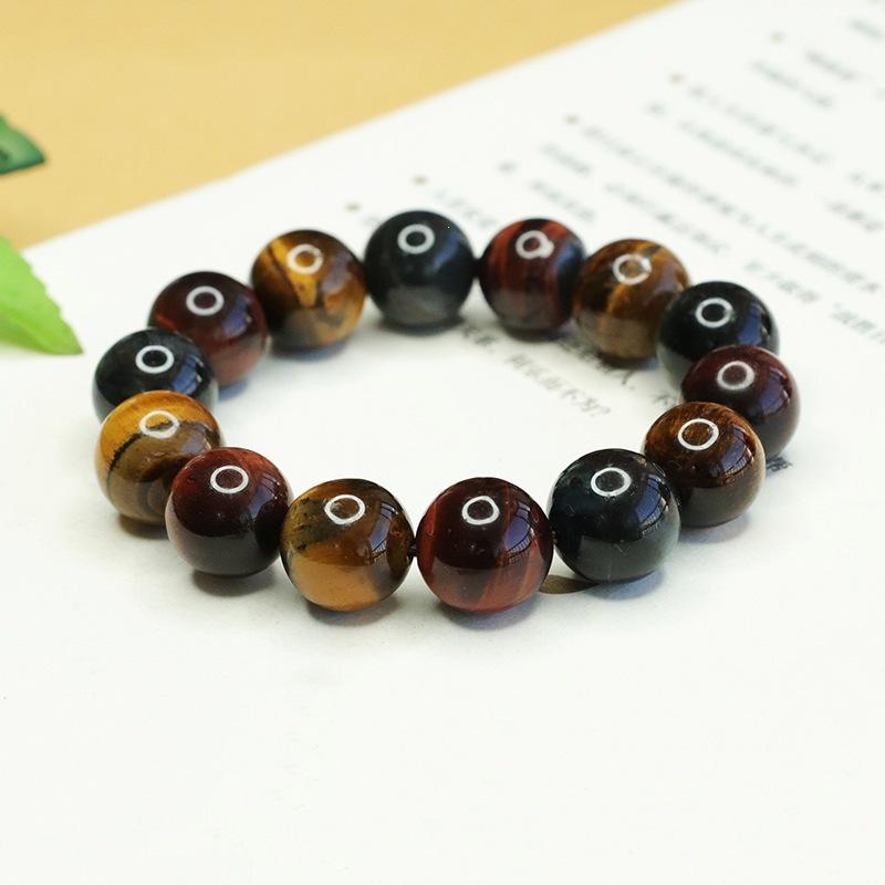 Hui Ya Natural Yellow Tiger s Eye Courage Stone Bracelet Jewelry Approximately 6mm