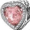 Heart Charm for Bracelet Beads Spacer Charms Metal Bracelets Necklaces