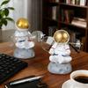 Creative Astronaut Glasses Storage Holder Cute Stand Ornament Glasses Storage Rack Glasses Store Props Decoration Gift