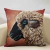Animal Cushion Cover Cattle and Sheep Bedroom Sofa In The Ranch Fashion Decorative Pillow 45x45cm Linen Pillow Car Accessories