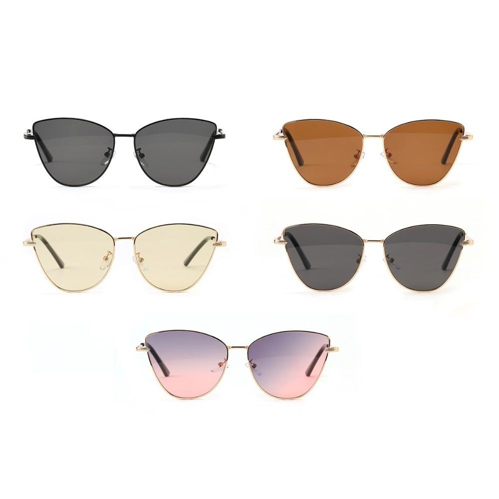 Sun Protection UV400 Eyewear Multicolor Big Frame Sun Glasses Fashion Cat Eye Sunglasses  Unisex